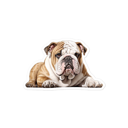 Bulldog Sticker - Stickerfy.ai