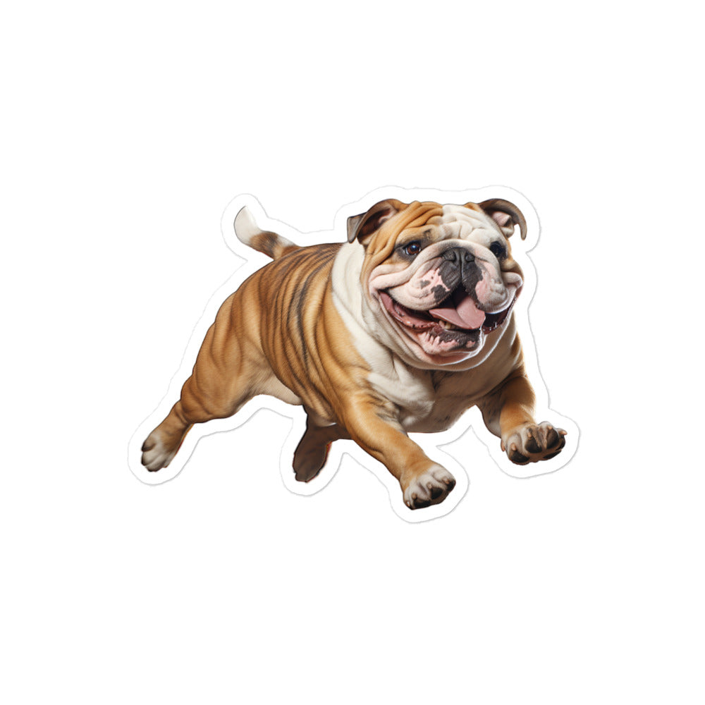 Bulldog Sticker - Stickerfy.ai
