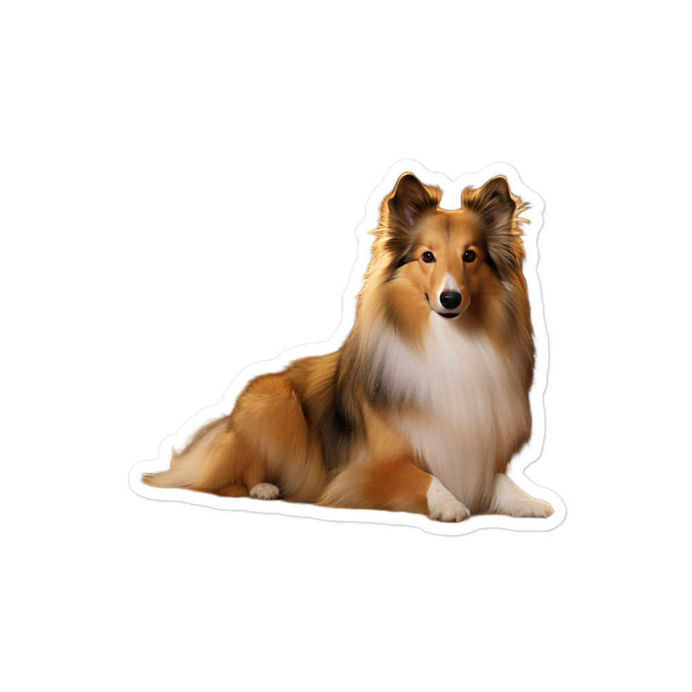 Shetland Sheepdog Sticker - Stickerfy.ai