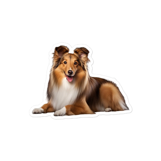 Shetland Sheepdog Sticker - Stickerfy.ai