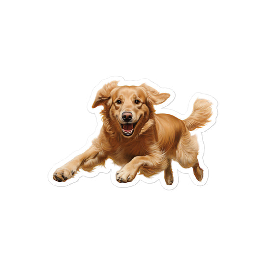 Golden Retriever Sticker - Stickerfy.ai