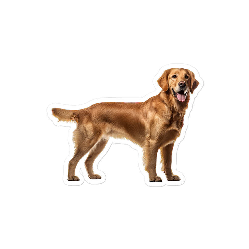 Golden Retriever Sticker - Stickerfy.ai