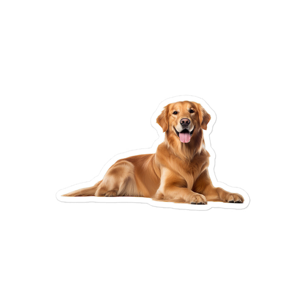 Golden Retriever Sticker - Stickerfy.ai