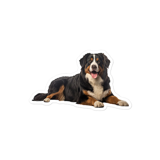 Bernese Mountain Dog Sticker - Stickerfy.ai