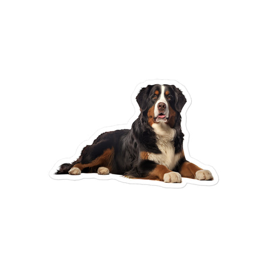Bernese Mountain Dog Sticker - Stickerfy.ai