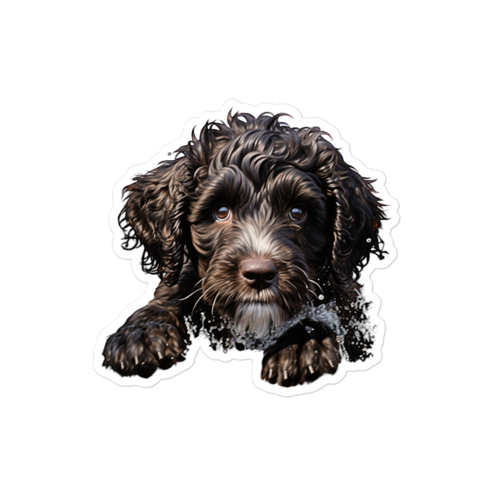 Portuguese Water Dog Sticker - Stickerfy.ai