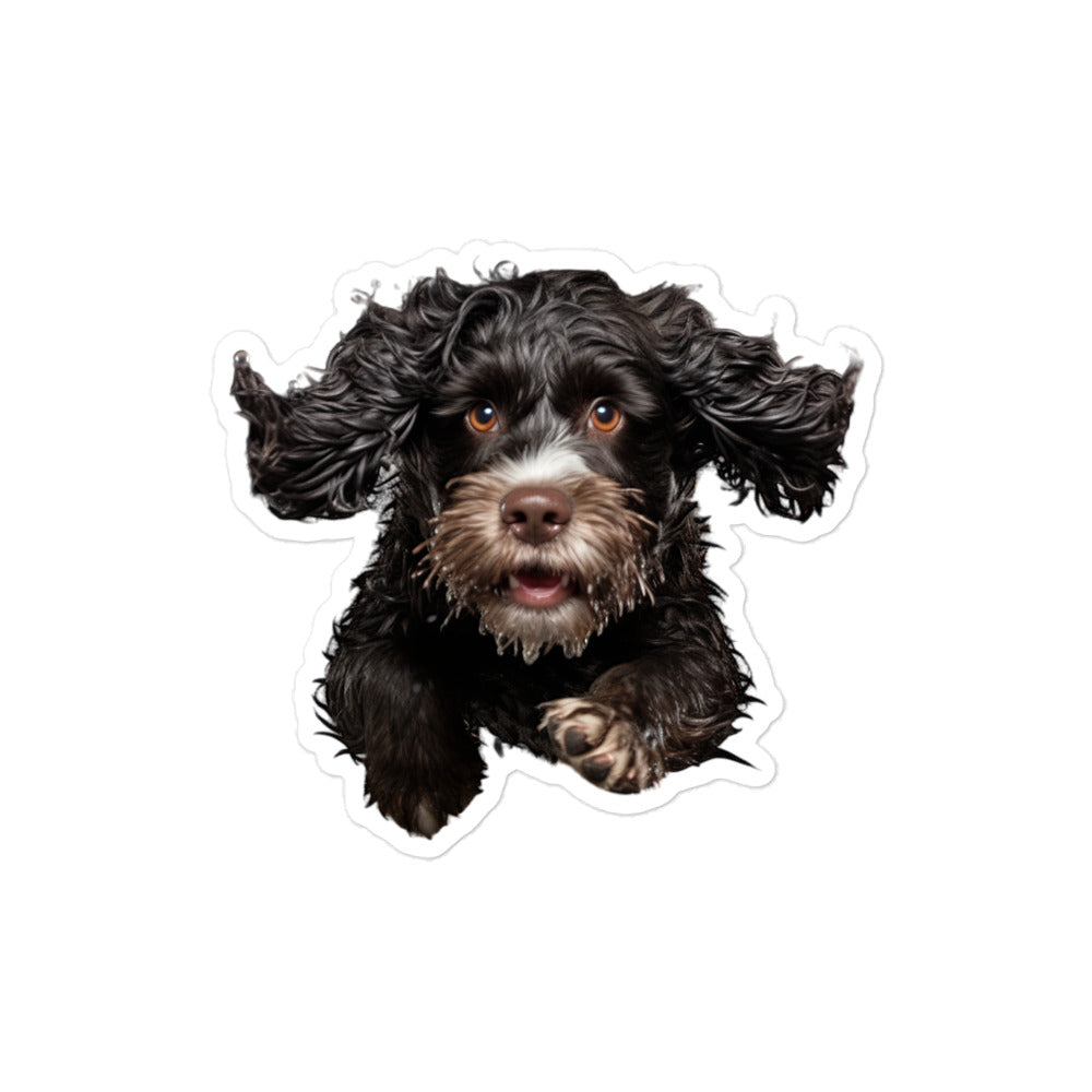 Portuguese Water Dog Sticker - Stickerfy.ai
