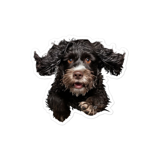 Portuguese Water Dog Sticker - Stickerfy.ai