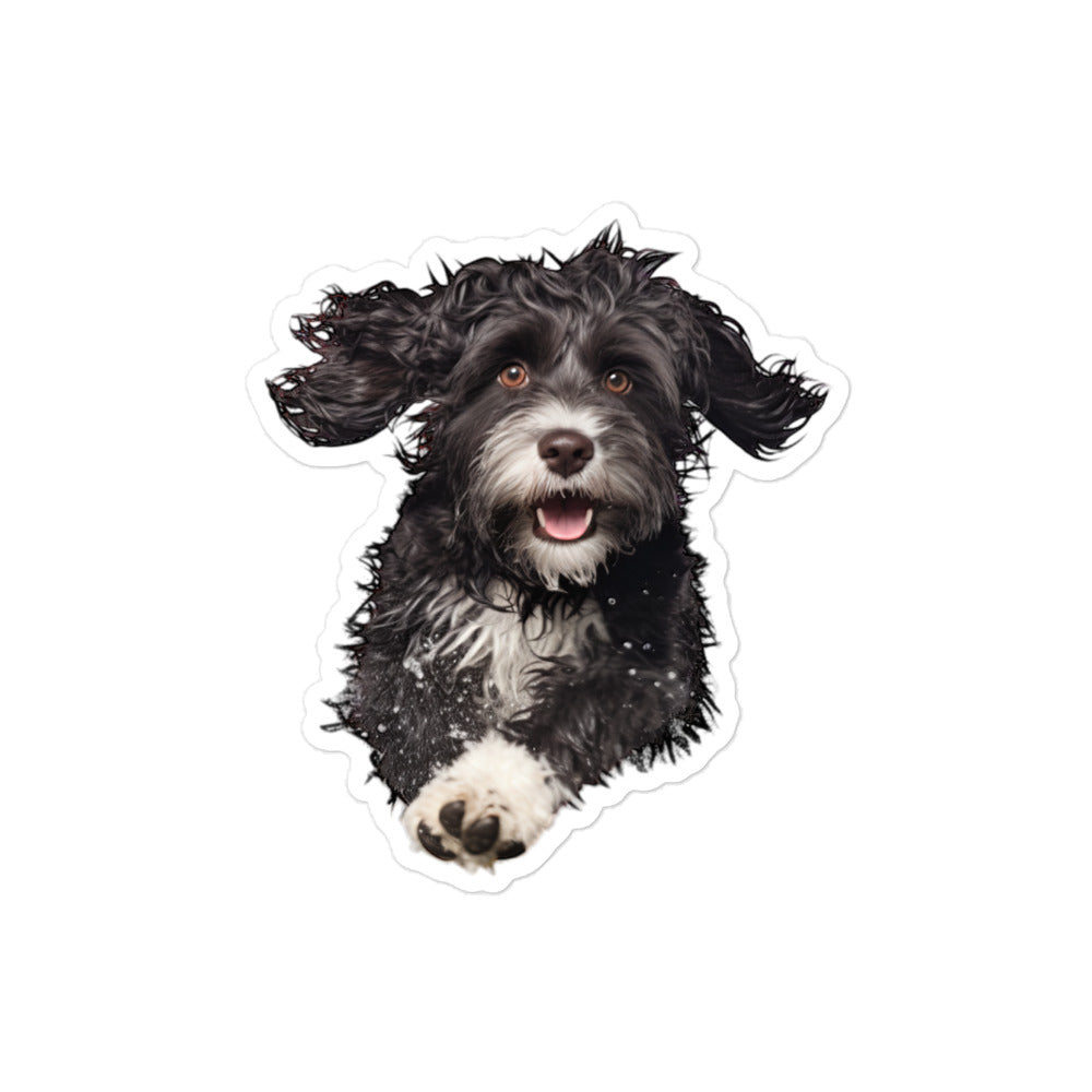 Portuguese Water Dog Sticker - Stickerfy.ai