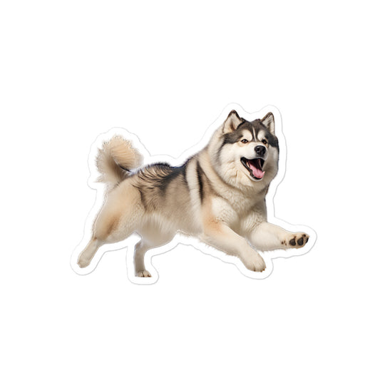 Alaskan Malamute Sticker - Stickerfy.ai