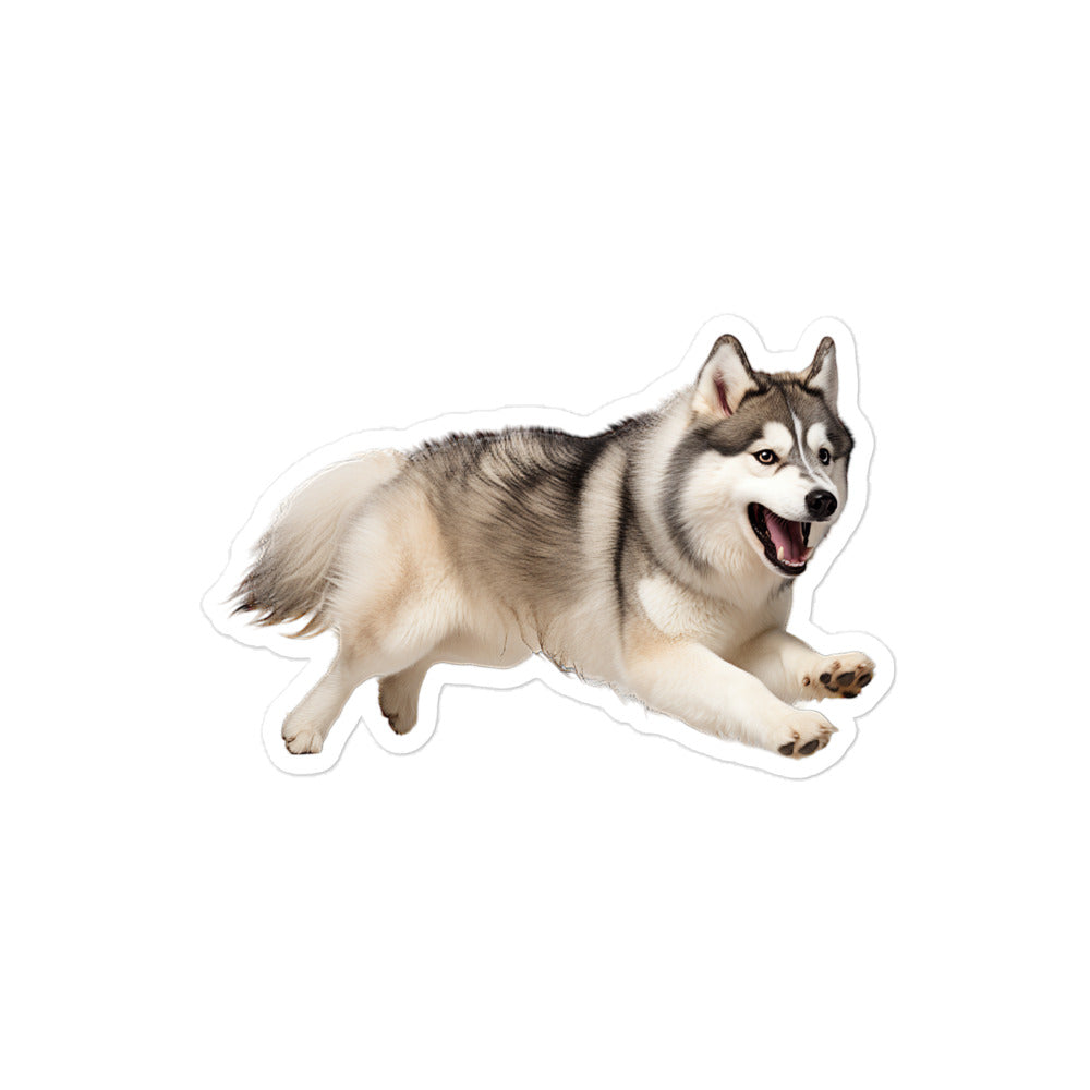 Alaskan Malamute Sticker - Stickerfy.ai