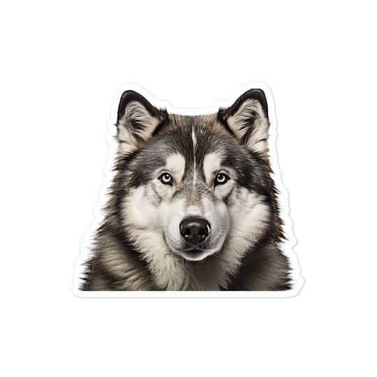 Alaskan Malamute Sticker - Stickerfy.ai