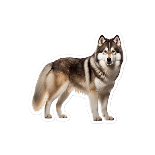 Alaskan Malamute Sticker - Stickerfy.ai