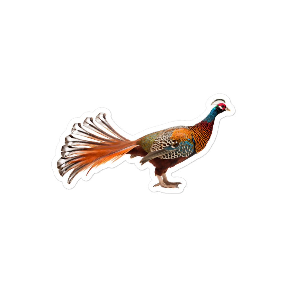 Ring Necked Pheasant Sticker - Stickerfy.ai