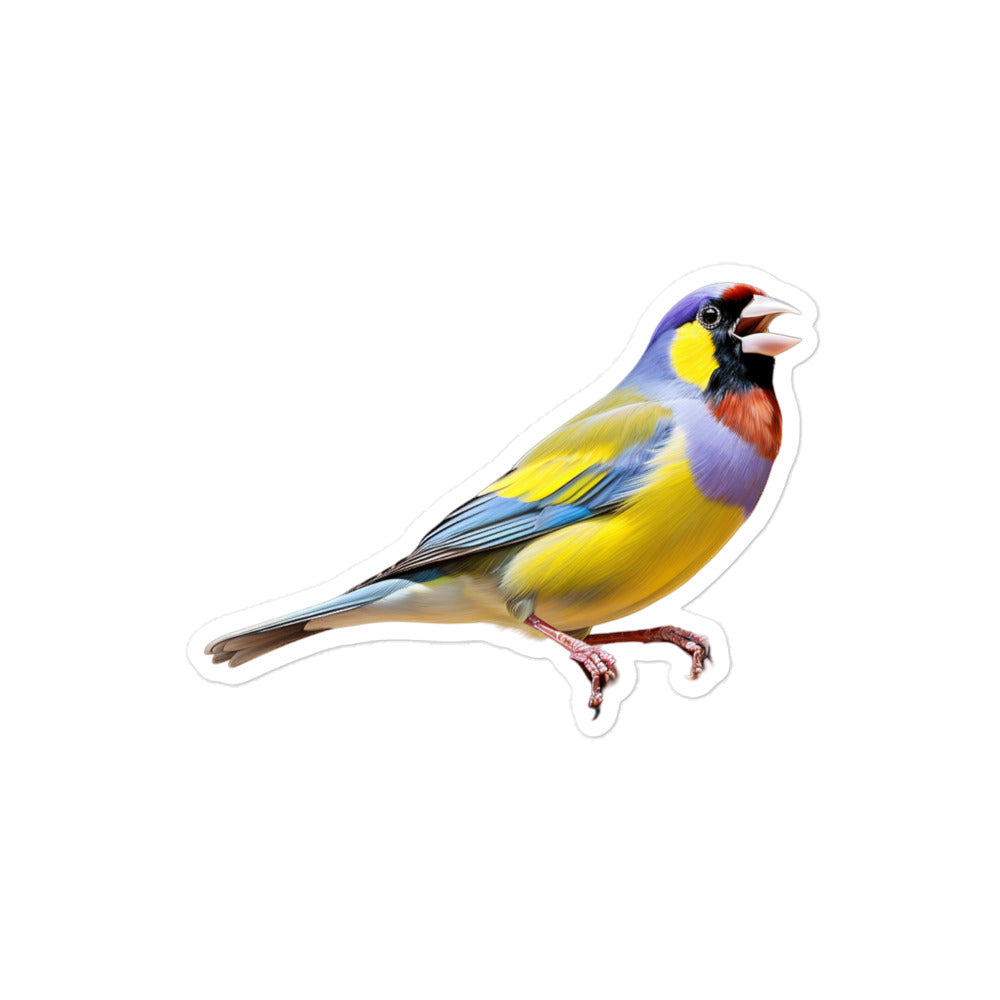 Gouldian Finch Sticker - Stickerfy.ai