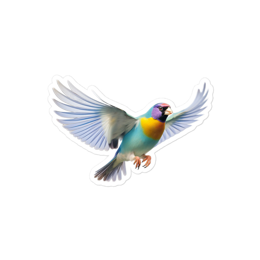 Gouldian Finch Sticker - Stickerfy.ai