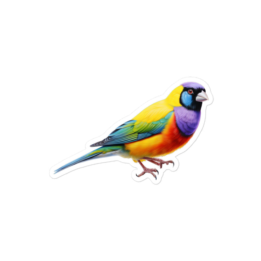 Gouldian Finch Sticker - Stickerfy.ai