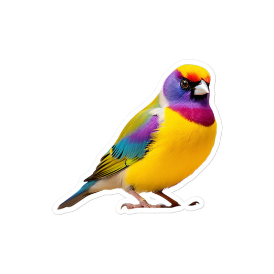 Gouldian Finch Sticker - Stickerfy.ai