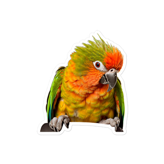 Green Cheeked Conure Sticker - Stickerfy.ai