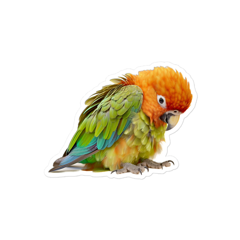 Green Cheeked Conure Sticker - Stickerfy.ai