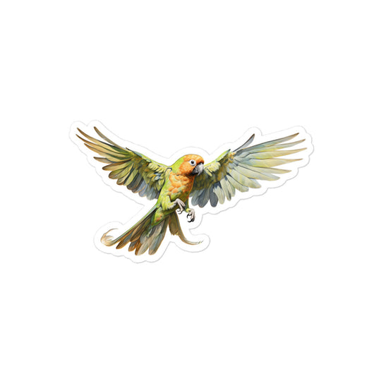 Green Cheeked Conure Sticker - Stickerfy.ai