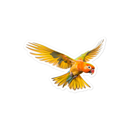 Sun Conure Sticker - Stickerfy.ai