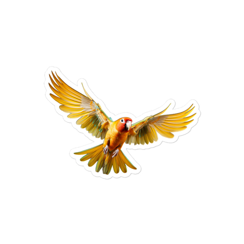 Sun Conure Sticker - Stickerfy.ai