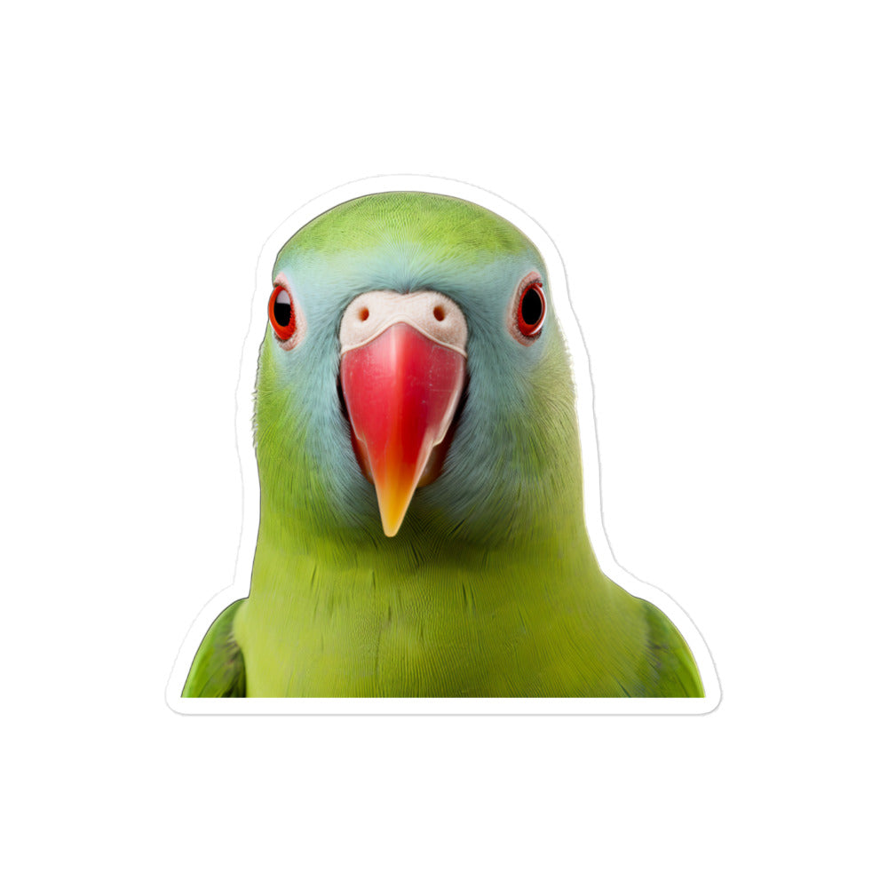 Indian Ringneck Parakeet Sticker - Stickerfy.ai