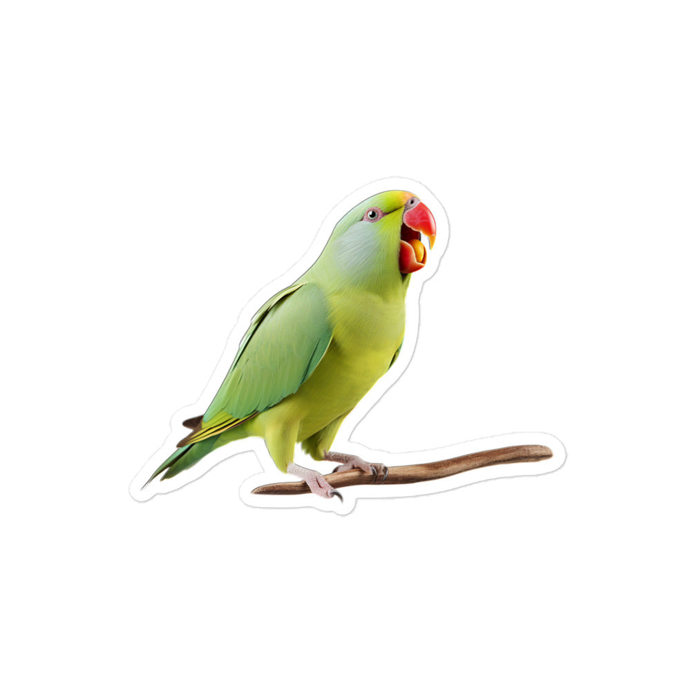 Indian Ringneck Parakeet Sticker - Stickerfy.ai