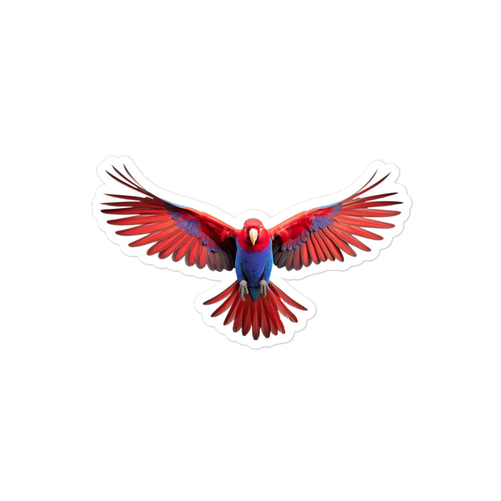 Eclectus Parrot Sticker - Stickerfy.ai