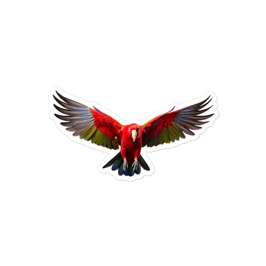 Eclectus Parrot Sticker - Stickerfy.ai