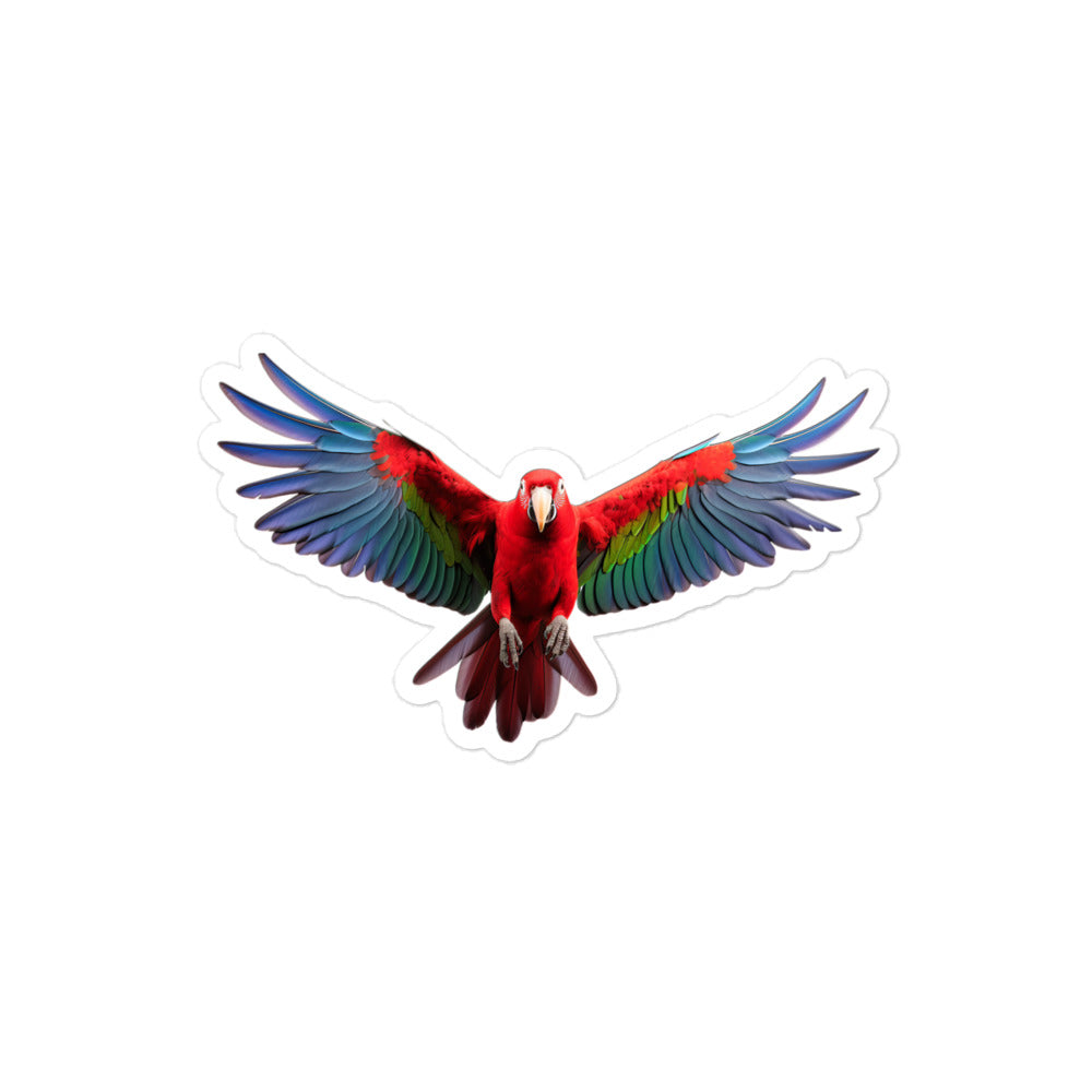 Eclectus Parrot Sticker - Stickerfy.ai