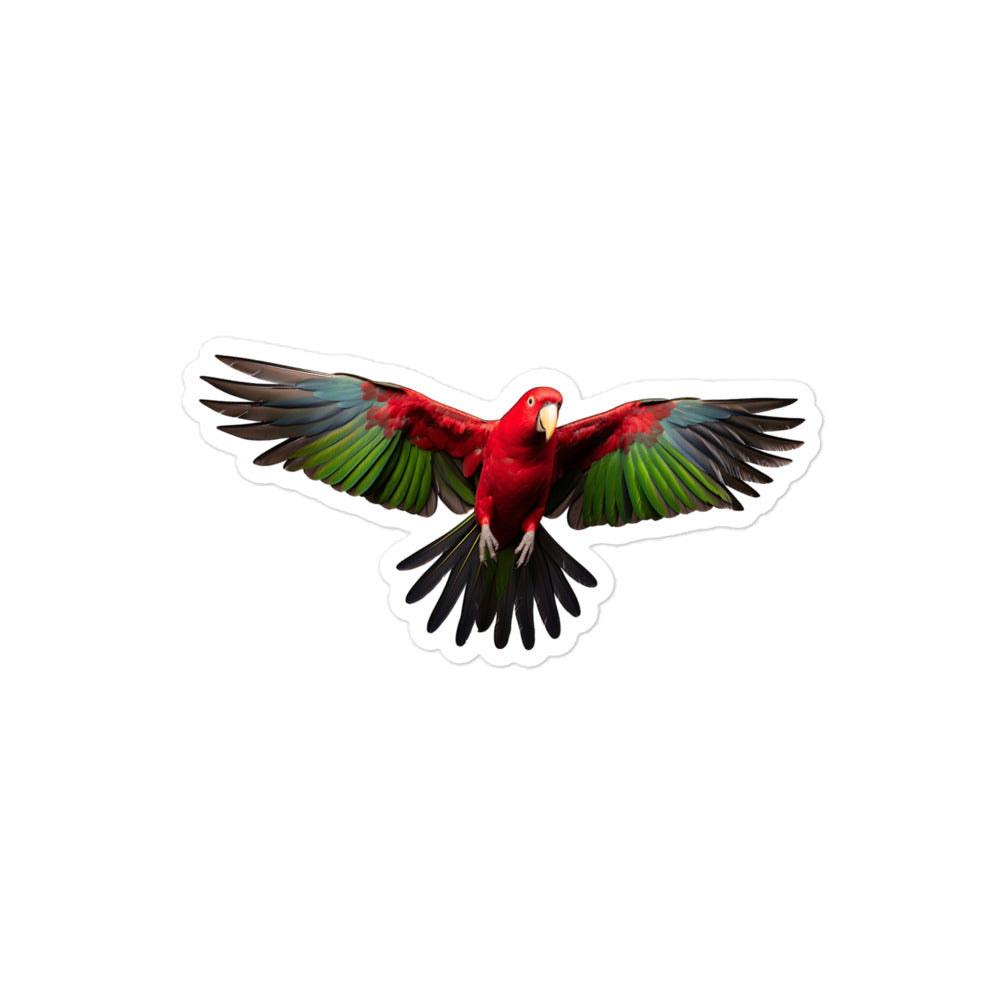 Eclectus Parrot Sticker - Stickerfy.ai