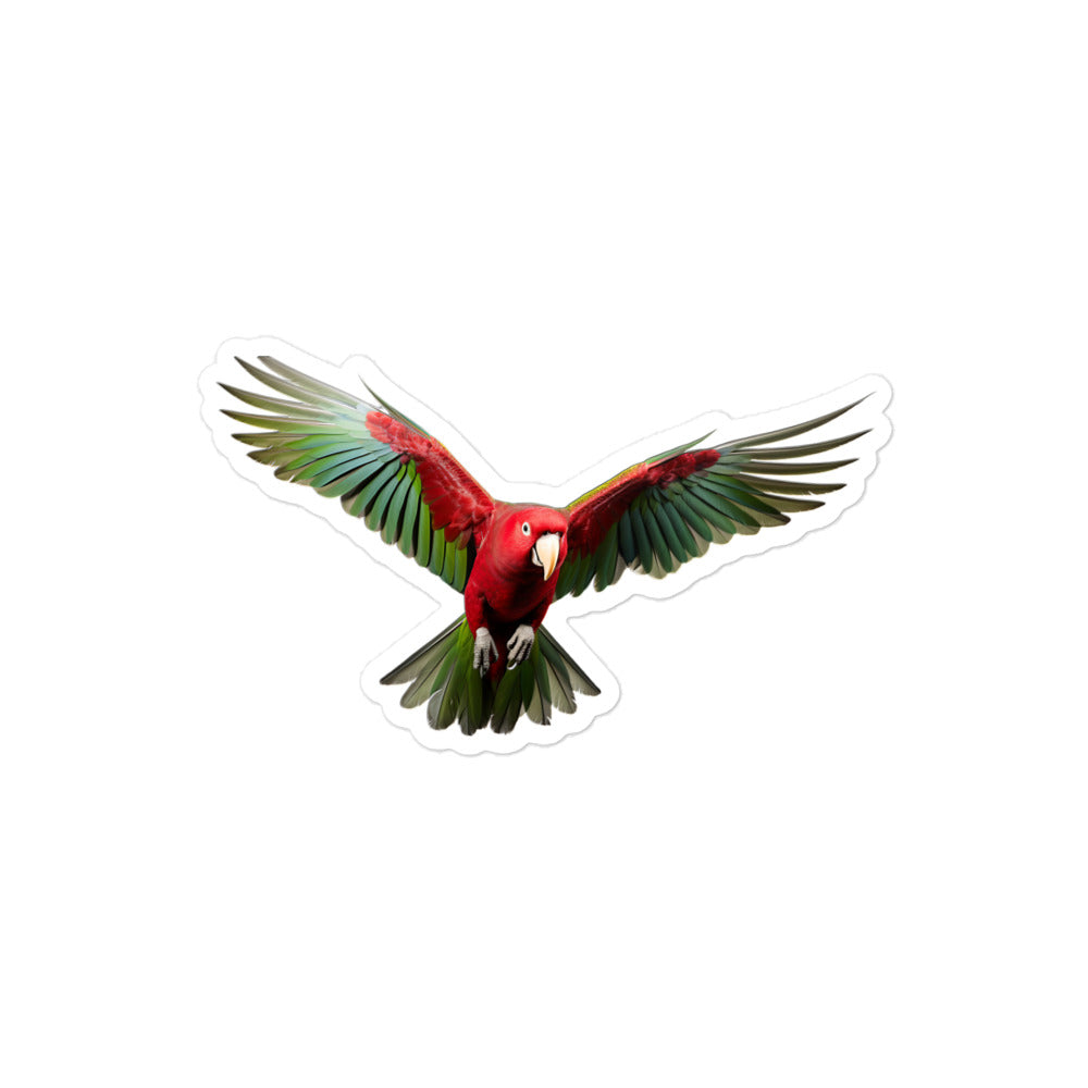 Eclectus Parrot Sticker - Stickerfy.ai