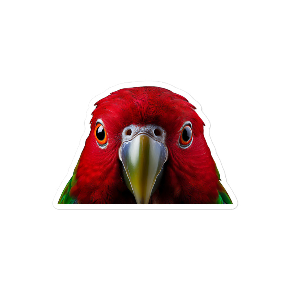 Eclectus Parrot Sticker - Stickerfy.ai