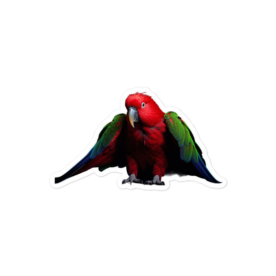 Eclectus Parrot Sticker - Stickerfy.ai