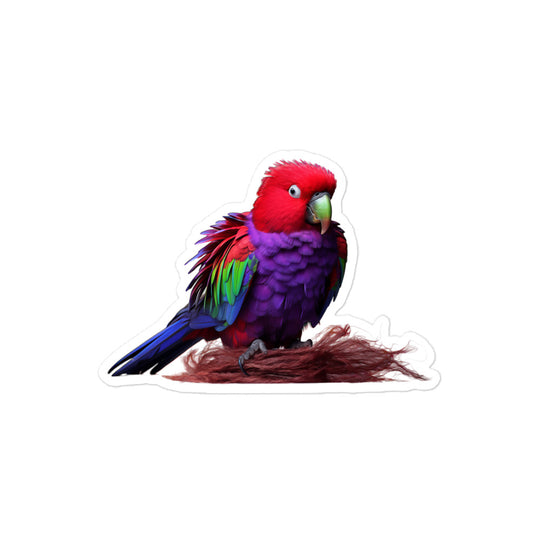 Eclectus Parrot Sticker - Stickerfy.ai