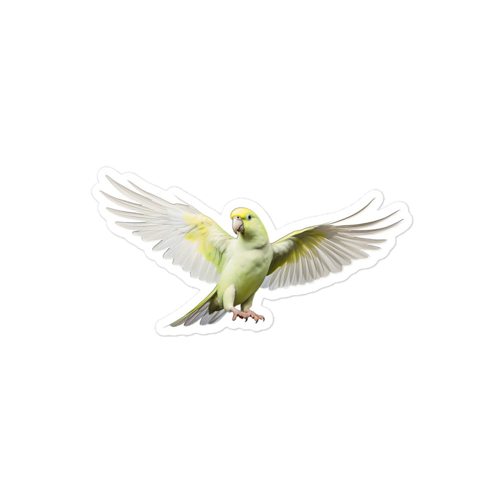 Quaker Parrot Sticker - Stickerfy.ai