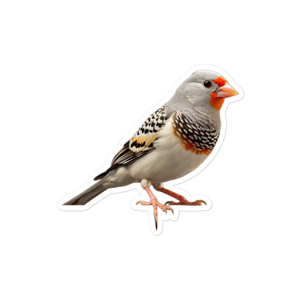 Zebra Finch Sticker - Stickerfy.ai