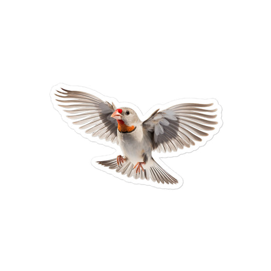 Zebra Finch Sticker - Stickerfy.ai