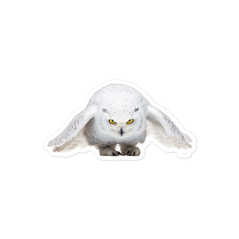 Snowy Owl Sticker - Stickerfy.ai