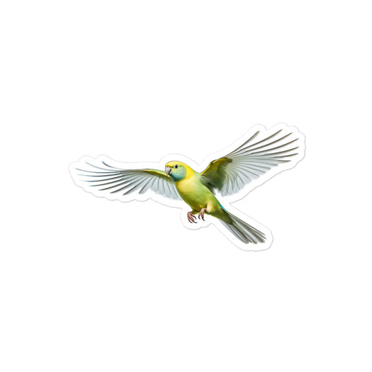 Canary Winged Parakeet Sticker - Stickerfy.ai