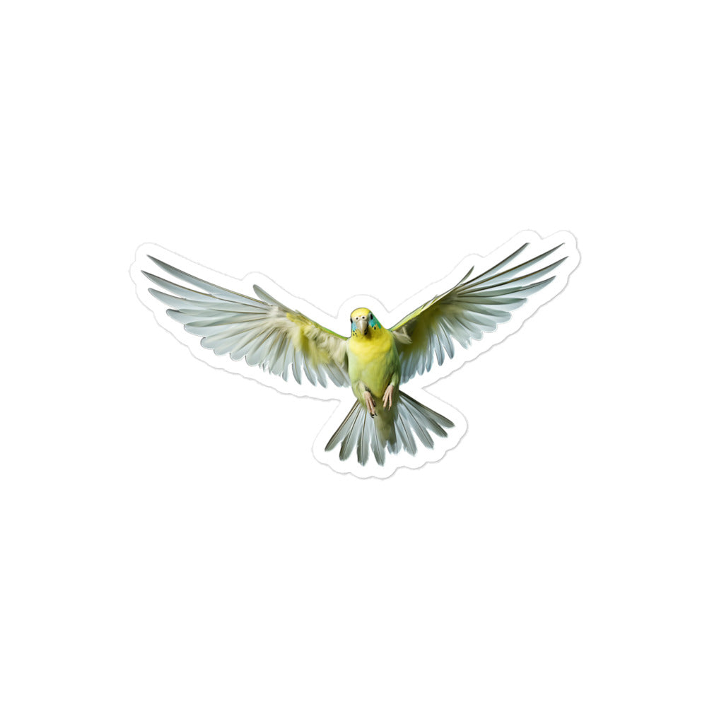 Canary Winged Parakeet Sticker - Stickerfy.ai