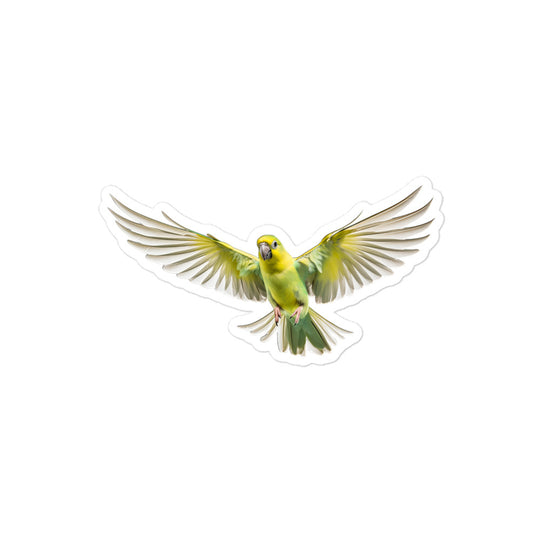 Canary Winged Parakeet Sticker - Stickerfy.ai