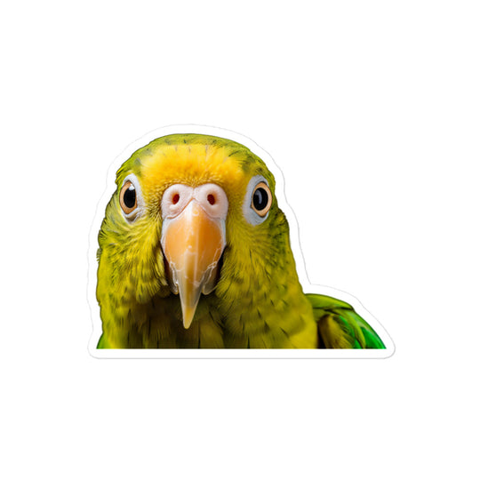 Canary Winged Parakeet Sticker - Stickerfy.ai