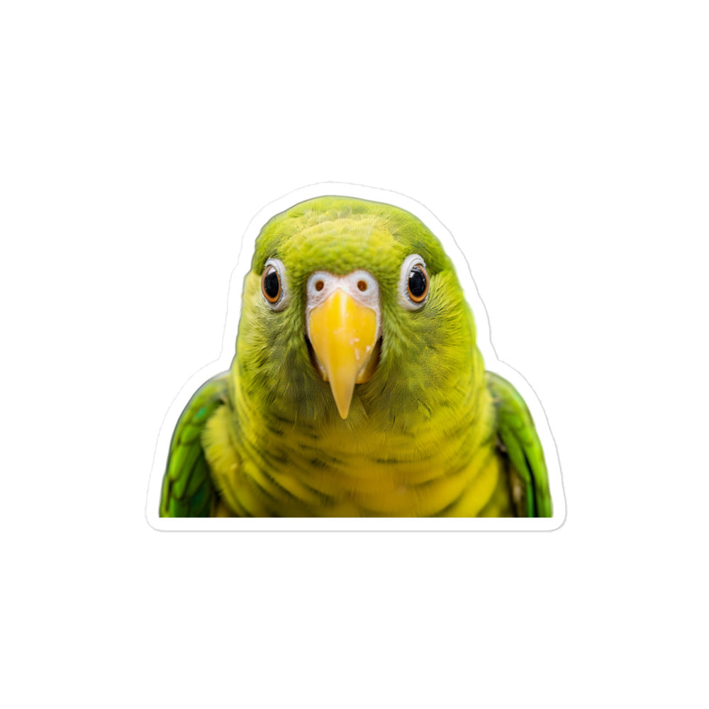 Canary Winged Parakeet Sticker - Stickerfy.ai