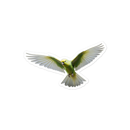 Canary Winged Parakeet Sticker - Stickerfy.ai