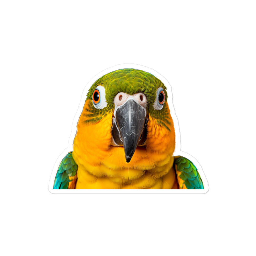 Blue Fronted Amazon Parrot Sticker - Stickerfy.ai