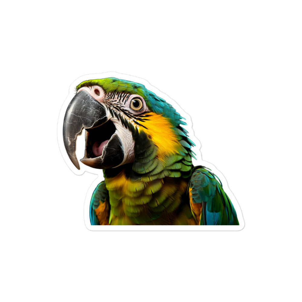 Blue Fronted Amazon Parrot Sticker - Stickerfy.ai