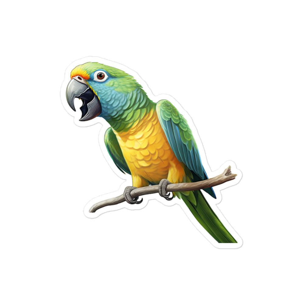 Blue Fronted Amazon Parrot Sticker - Stickerfy.ai